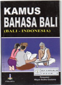 Image of Kamus Bahasa Bali (Bali-Indonesia)
